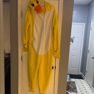 Playful Yellow Duck Costume Onesie